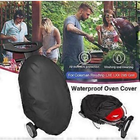 Robuste Grillabdeckung, kompatibel mit Coleman Roadtrip LXX/LXE/285 Grills, 210D Ganzjahres-Wasserschutzabdeckung (90 x 55 x 27 cm) (1/5)