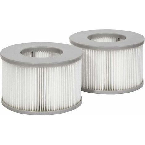 Juego de 2 cartuchos de filtro para spa inflable, filtros para spa inflable (1/4)