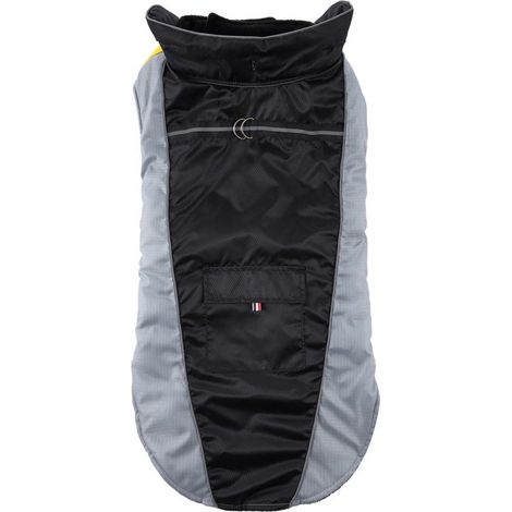 Manteau d'hiver chaud pour chien, veste polaire coupe-vent et imperméable, DZ218 noir (1/5)