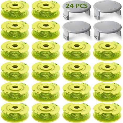 Kit d'accessoires pour tondeuse OBI verte R20+4, tête de coupe AC80RL3/AC14HCA, fil de coupe (1/5)