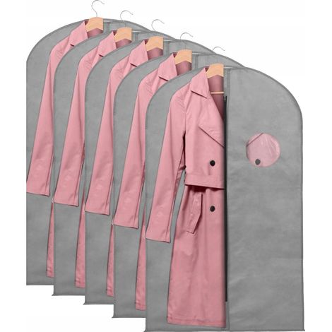 5x FUNDA PARA ROPA TRAJE ABRIGO ropa CAMISA organizador GRANDE XL