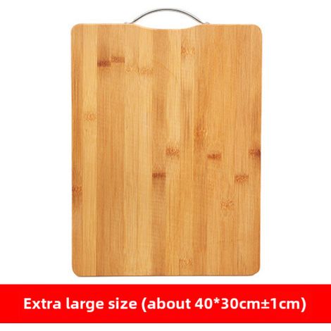 Tabla de cortar gruesa y robusta hecha de bambú macizo (40 x 30 cm) (1/5)