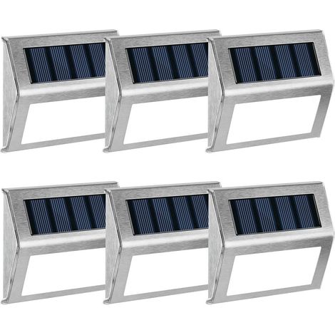[6 Packs] 4LED Outdoor Solar Garden Lights, Waterproof Solar Powe (1/5)