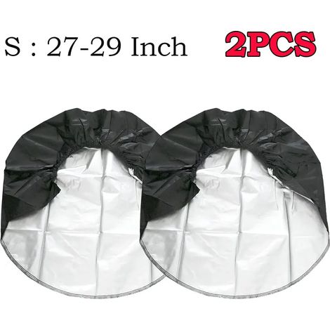 AD 1/2/4 PCS Copriruota di scorta Borsa impermeabile antipolvere per auto Copriruota da 29-32 pollici per camion rimorchio camper autocaravan