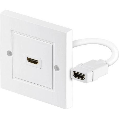 Presa a muro HDMI™, dorato, 1x presa HDMI™ (tipo A) 1x presa HDMI™ (tipo A).