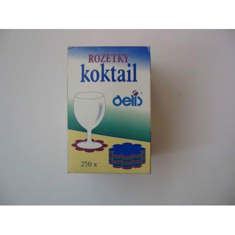 Papierservietten-Rosettenmuster, farbig, 250 Stück