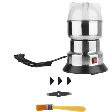 Moulin à épices en acier inoxydable pour grains de haricot mungo, broyeur domestique électrique 220V avec prise chinoise (1/5)