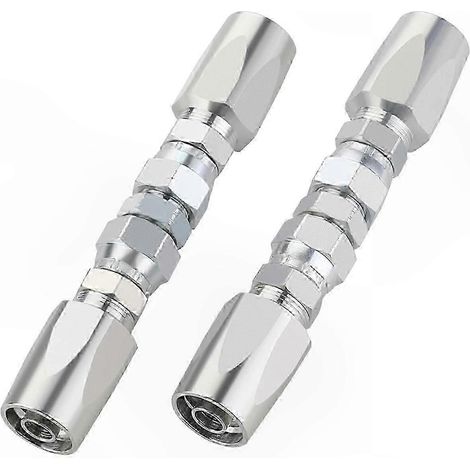 Kit de réparation de flexible hydraulique, 2 raccords compatibles avec les systèmes hydrauliques de 1/2 pouce (1/5)