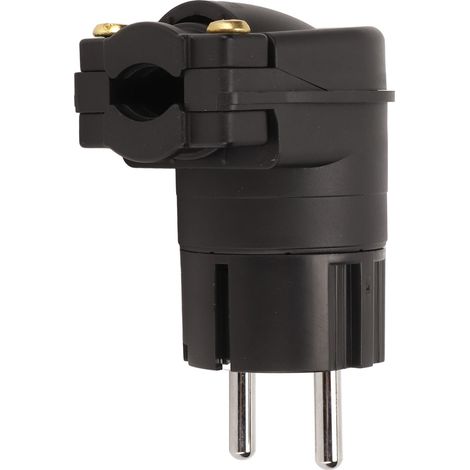 Connecteur d'alimentation audiophile mâle à 90 degrés, plaqué rhodium, pour câble d'alimentation HiFi DIY, prise UE 100‑250V (1/5)