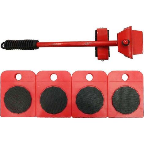 Déménageur portable à barres de roulement. barre de levage. déménageur de meubles. déménageur robuste. déménageur portable. (1/5)