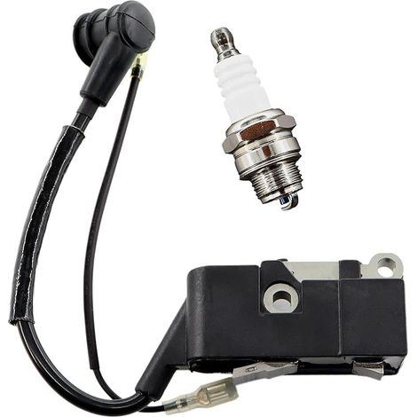 Bobine d'allumage avec bougie d'allumage pour tronçonneuse Brast BRB-KS-5202, Timberpro CS 5800 6150, Erman EM5201 (1/5)