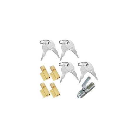Antivol Remorque Attelée, 12 Pièces Cadenas Remorque Anti Vol, Antivol Remorque Attelée Et Non Attelée pour Earth, Daxara, Maypole - 50mm, Quatre verrous de remorque et Huit clés
