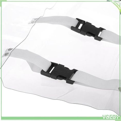 Tapis de Chaise, Housse de Siège en Plastique PU Transparent avec Bandes élastiques, pour la Protection des Chaises de (1/3)