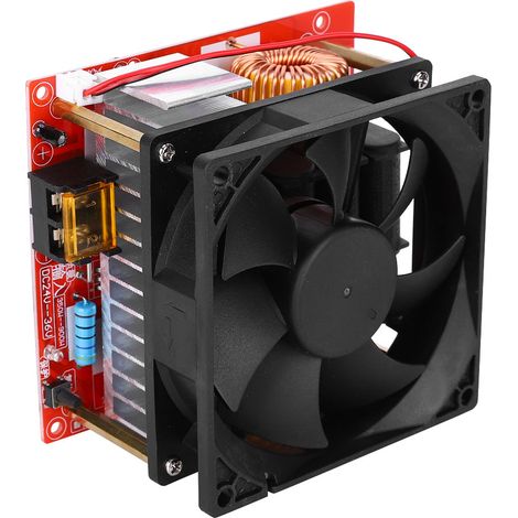 Module de chauffage par induction basse tension ZVS 500 W DC 24 V-36 V avec ventilateur et bobine chauffante (1/5)