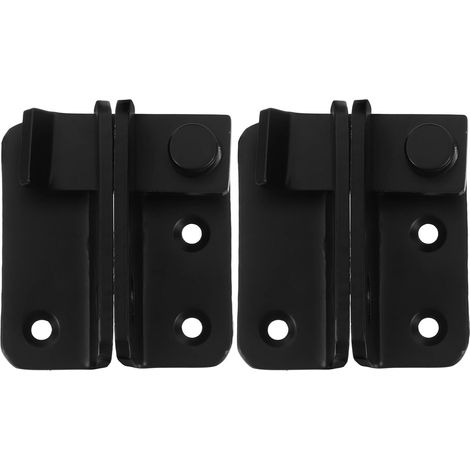 2 Pieces Steel Sliding Closer Garage Garden Pieces Silent Black Heavy (1/5)