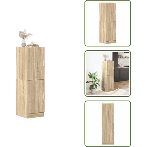 vidaXL Küchenschrank Sonoma-Eiche 38x41,5x131,5 cm Holzwerkstoff (1/5)