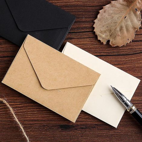30 (7  10,5 Cm) Mini Enveloppes De Style Occidental Rtro Petit Papier Kraft Pais Frais Ins Confession Couple (hors Papeterie Et Autres Produits) (1/5)