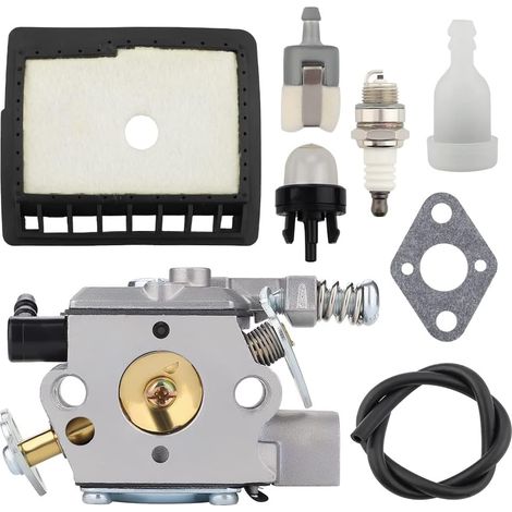 Carburador CS3000 WT-589 para motosierra de gas Echo CS-300 CS-301 CS-305 CS-340 CS-341 CS-345 CS-346 CS-3400 CS-3450 Reemplazo para WT-589 WT-402 WT-588 9-1 W T-589A reemplazo para A021000231 A021000 (1/5)