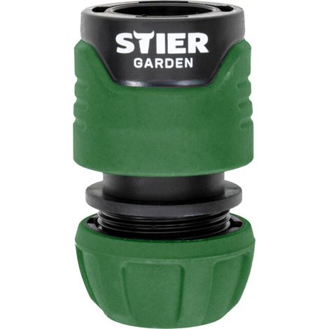 Raccord de tuyau STIER Aquastop 13 mm (1/2 pouce)