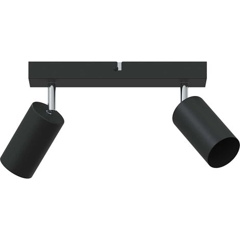 Spot de plafond Noir 26 x 5.5 x 16.5 cm Acier CFW863269 (1/5)