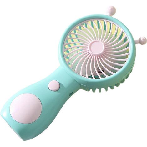 Mini-tragbarer, schneckenförmiger Ladeventilator, wiederaufladbar über USB. (1/5)