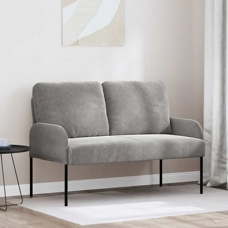 Sofas mit Kissen 110cm Hellgrau Sperrholz (1/5)