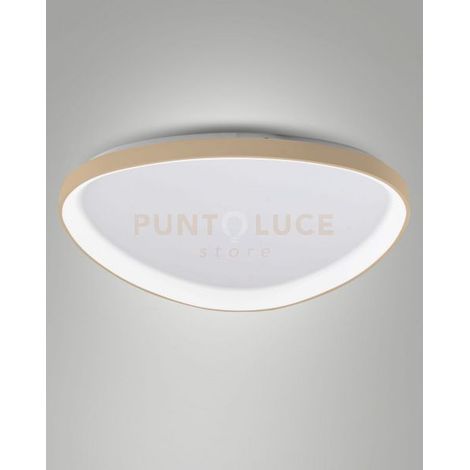 Quirk Plafon. Led Ottone Satin.D.800