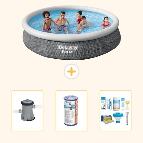 Bestway Bestway Fast Set Ronde - 366x76 cm - 4-pièces S22668 (1/5)