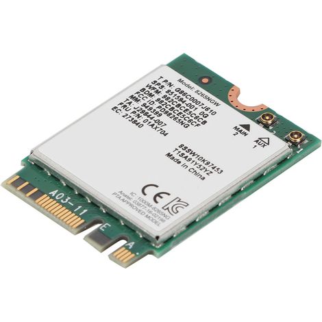 Carte réseau sans fil Bluetooth 4.2 pour Intel 8265 867M 802.11AC 2,4 GHz/5 GHz (Lenovo) (1/5)