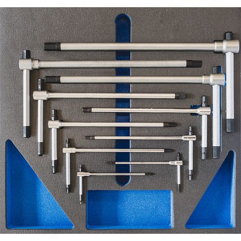 Satz 11 mannlichen Schlusseln von 2ÔÇô14 mm weich thermogeformt Fervi tm01/008
