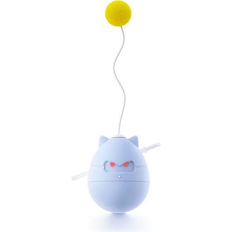 Jouets pour chats d'intérieur, jouet interactif automatique à mouvement interactif avec boule rotative Ninja pour chiens, chats et chatons (1/2)
