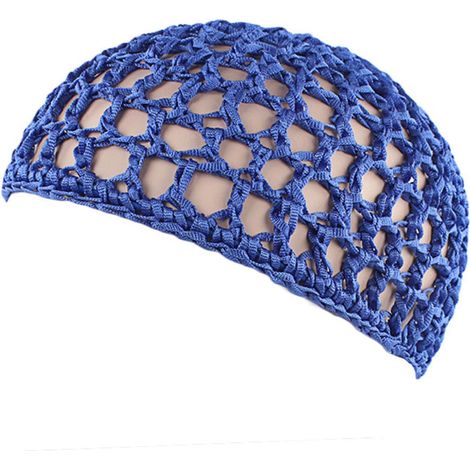 Bonnet en filet à cheveux crocheté, résille, snood, ornement pour dormir (1/5)