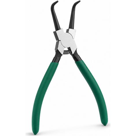 Pince à circlips 7 pouces pour arbre bec coudé intérieur extérieur (1/5)