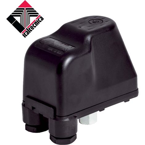ITALTECINCA PT/5 Druckschalter 1 - 4,8 bar, 1/4 Zoll IG - 500V AC -10/16 A IP 44 - für Druckwasserkessel (1/4)