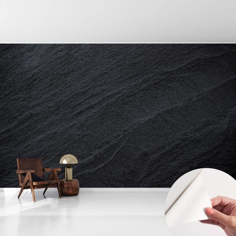 Tapete Selbstklebend - abwaschbar - trendige Wanddeko - elegant Fototapete Stein-Eleganz 416x254 cm (1/5)