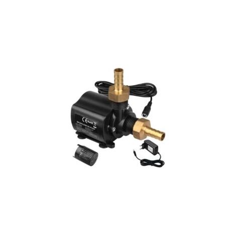Minibomba de agua de 12 V, 800 L/H, 4,5 m, sumergible, de 15 W, ideal para estanques, fuentes, acuarios y jardines. - Crezuo