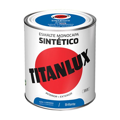 Leuchtblauer Emaillelack 750ml 539 Titanlux (1/3)