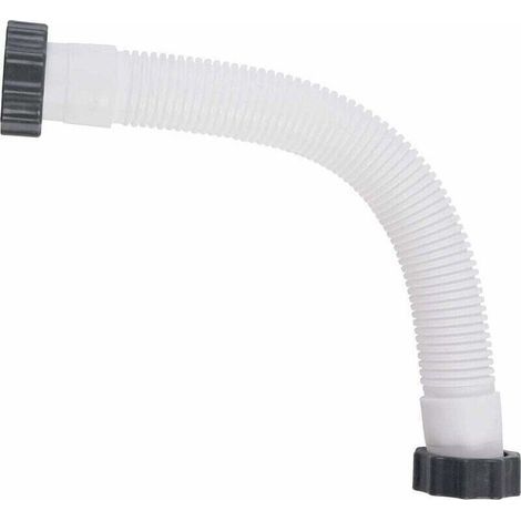 Tuyau flexible de rechange pour filtre de piscine, tuyau de pompe de piscine, tuyau d'aspiration,blanc,40.6cm (1/4)
