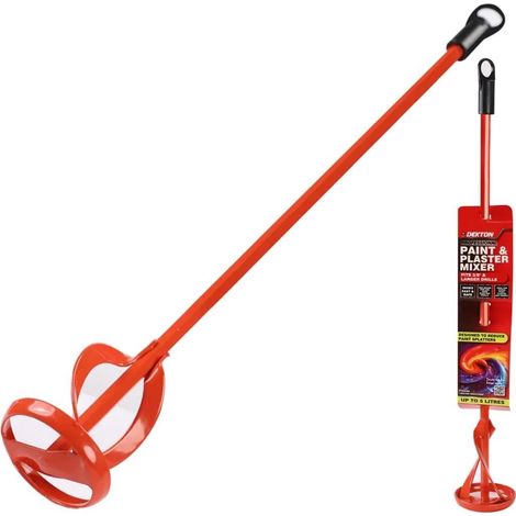 Dekton 1 Gallon Spiral Paint Mixer Whisk Mixing Paddle Hex Shaft Power Tool