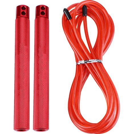 Corde À Sauter - Alliage D'aluminium Et Acier - Rotation 360 Degrés - Pour Entraînement Sportif - 1 Pièce (1/5)