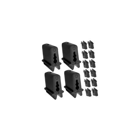 100pièces Clips De Fixation pour Serre Et Jardin Pinces Plastique pour Ombrage Filets Et Films Solaires