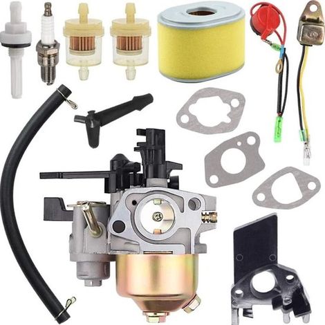Kit di riparazione carburatore per motori GX160, GX200, GX168, GX140 e GX120 con guarnizioni per pompa dell'acqua e idropulitrice. (1/5)