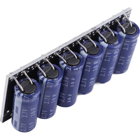 Module de condensateurs 16 V 1 F 2 F Farad, connexion en série supercondensateurs 2,7 V 10 F avec carte de protection pour CMOS 15 V-16 V (1/5)