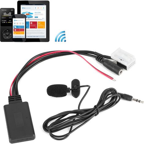 12-poliger Bluetooth-Audiokabel-AUX-Adapter mit Mikrofon, passend für Citroën Berlingo (1/5)