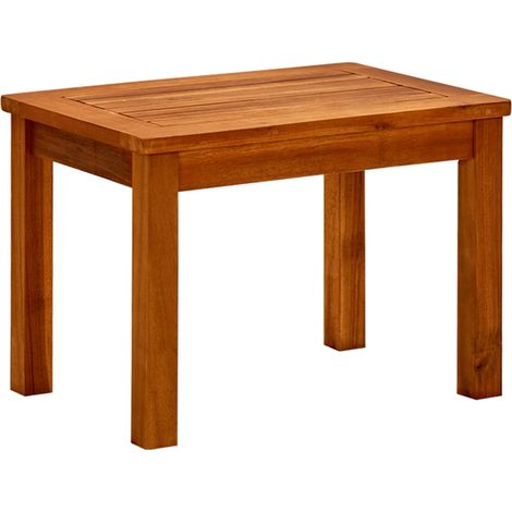 Table basse de jardin 50x35x36 Bois solide d'acacia (1/5)