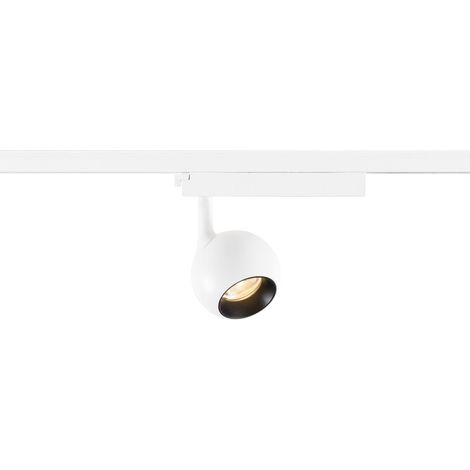 Spot ferroviaire Light Eye 2.0 1 phase blanche avec noir 2700K - 1010449