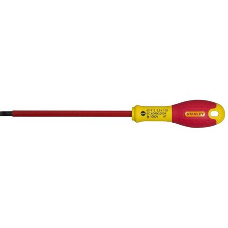 Tournevis électricien Isolé Isolation Vde 1000v - Bgi Stanley Black Decker Manufacturing Sas