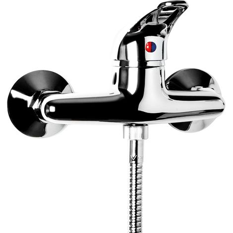 Miscelatore monocomando esterno doccia serie delfino ottone colore cromato bagno