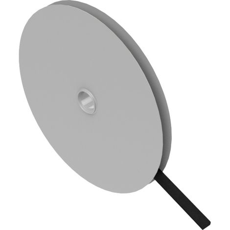 Hebotec 11-KE07005FRT Klettband zum Bündeln Haft- und Flauschteil (L x B) 5000 mm x 7.5 mm Schwarz 5