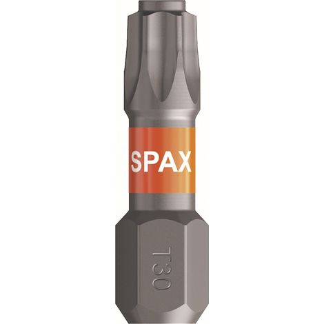SPAX puntas de artornillado Bits T-STAR T30 - 10 cajas de 5 - , 25mm (1/2)